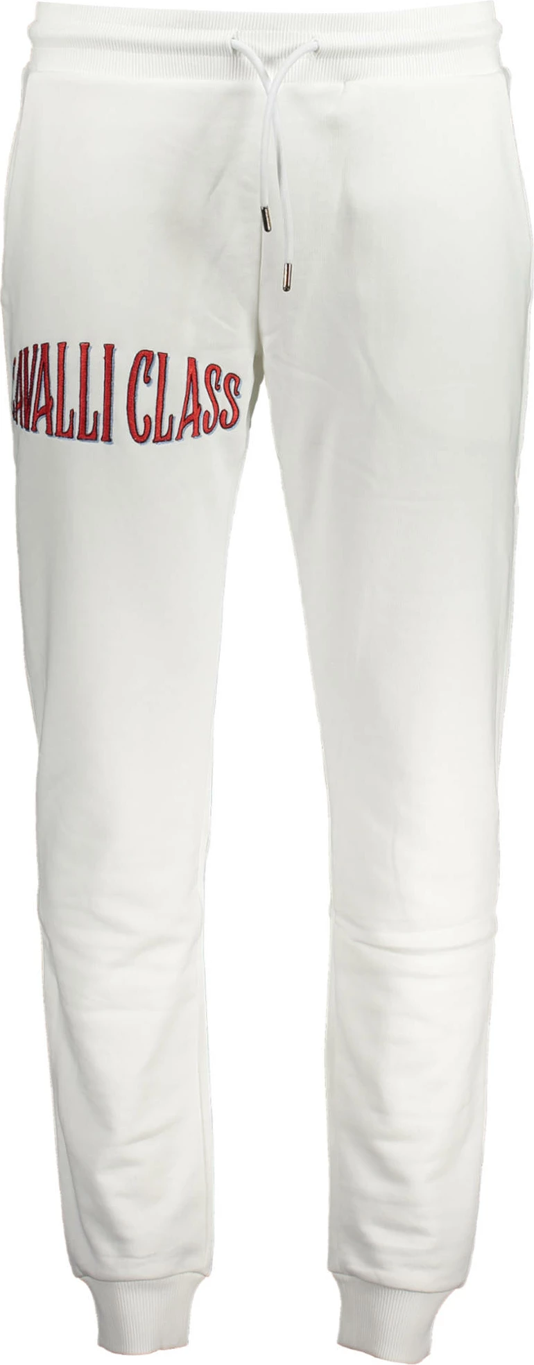 Pantallona sportive për meshkuj CAVALLI CLASS, të bardha