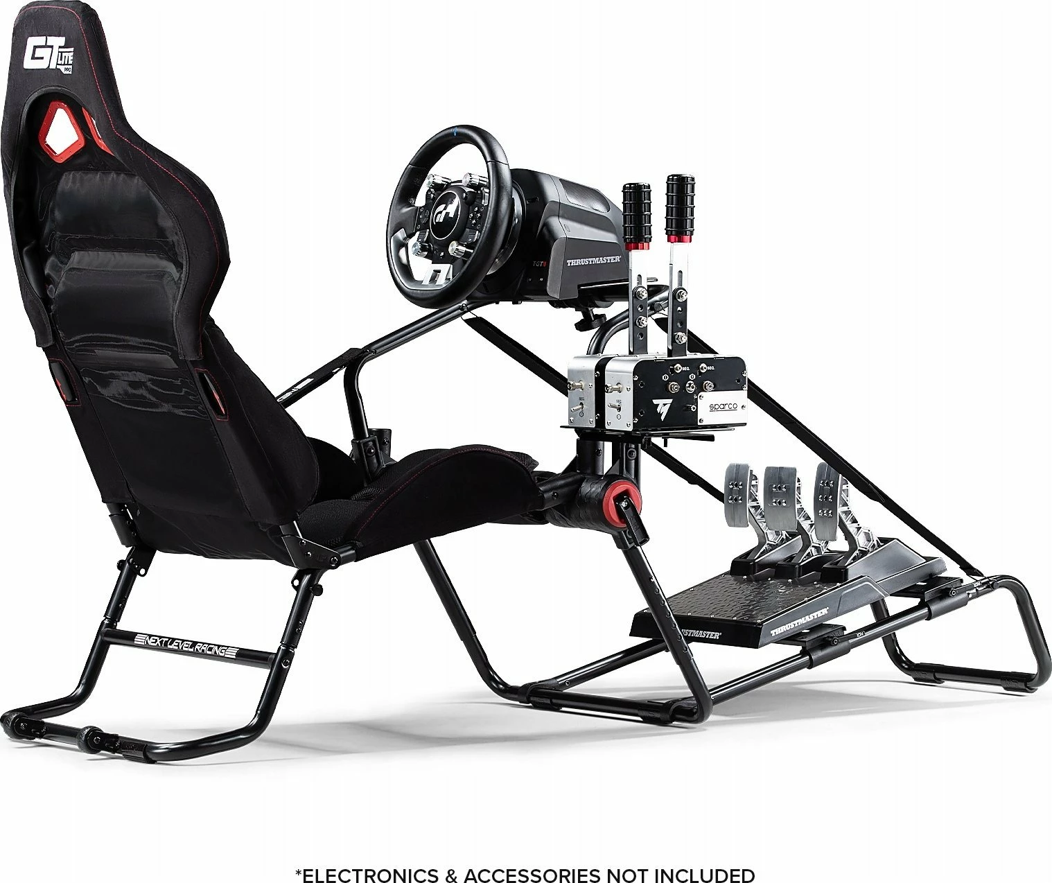 Kokpit simulimi garash Next Level Racing GTLite Pro NLR-S031, palosës, për Direct Drive deri 13 Nm, i zi