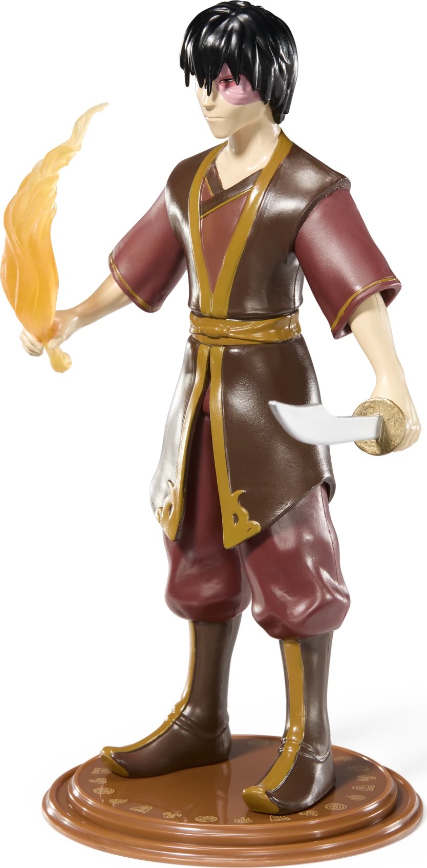 Figurë koleksionuese Noble Collection Bendyfigs Zuko 19 cm, me stendë dhe aksesorë