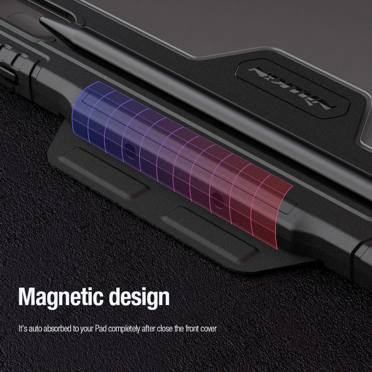 Mbështjellës Nillkin Bumper Leather Case Pro për Samsung Galaxy Tab S9+, e zezë