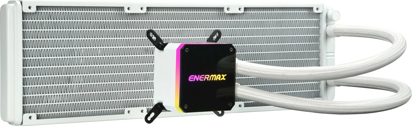 Kasë ftohëse uji Enermax LiqMax III ELC-LMT360-W-ARGB, 360mm, e bardhë, ARGB