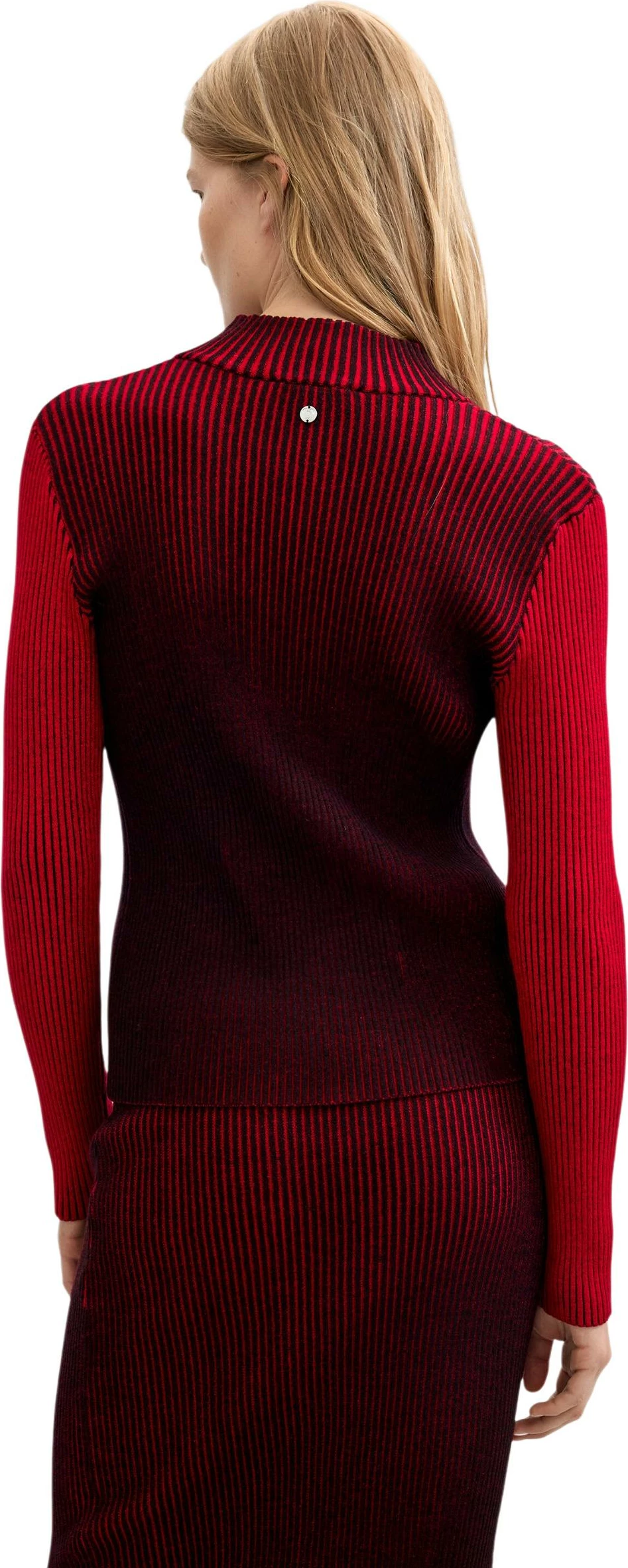 Xhemper me zinxhir Desigual 26WWJF22 për femra, i kuq [Madhësia: XS]