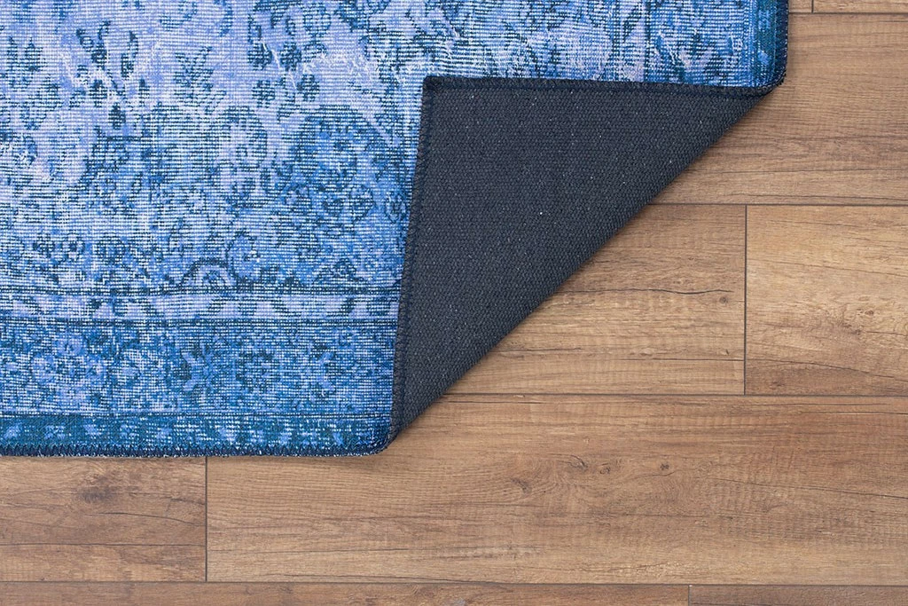 Qilim Conceptum Hypnose, Dorian Chenille, ngjyrë kaltër e errët, 210x310cm