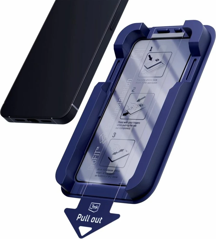 Mbrojtës ekrani privacy 3mk HardGlass Max për iPhone 15/16