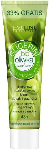 Krem për duar dhe thonj Eveline Cosmetics Glycerin 125ml