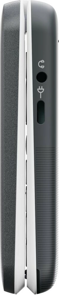 Celular Doro Leva L30, Clamshell, 2.8", 2 MP, 1150 mAh, E zezë, E bardhë