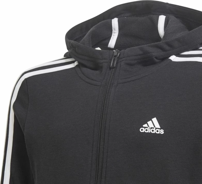Duks me kapuç për vajza adidas, i zi [Madhësia: 170 cm]