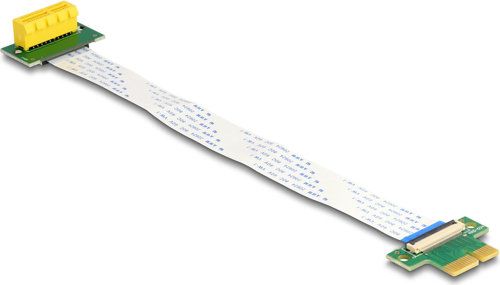 Kartë riser DeLOCK PCIe x1 në PCIe x1, 15 cm, 90°, e bardhë
