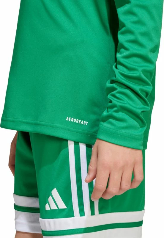 Fanellë me mëngë të gjata për fëmijë adidas, e gjelbër [Madhësia: 140 cm]