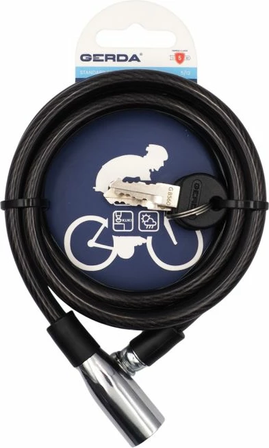 Kyç për biçikleta Gerda, i zi