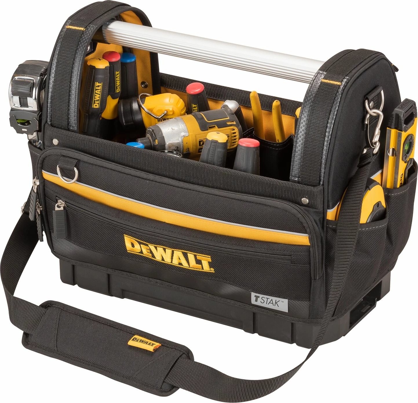 Çantë veglash DeWalt TSTAK DWST82990-1, kapacitet 30 kg, 1200D, e zezë/verdhë