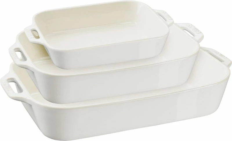 Set tepsi pjekje ZWILLING STAUB COOKING 3 copë, fildish