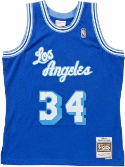 Fanellë basketbolli Mitchell & Ness për meshkuj, blu [Madhësia: S]