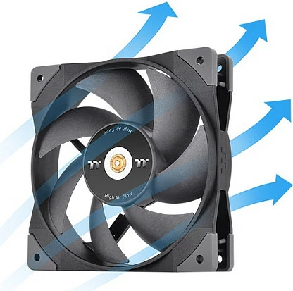 Ventilator kasë Thermaltake GT12 TT Premium Edition 120mm, 3 copë, e zezë