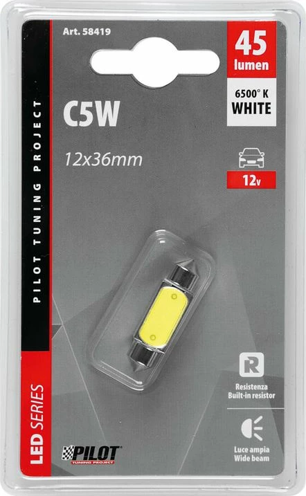 Lampa Led 12v 36mm Sulf Sv8,5-8