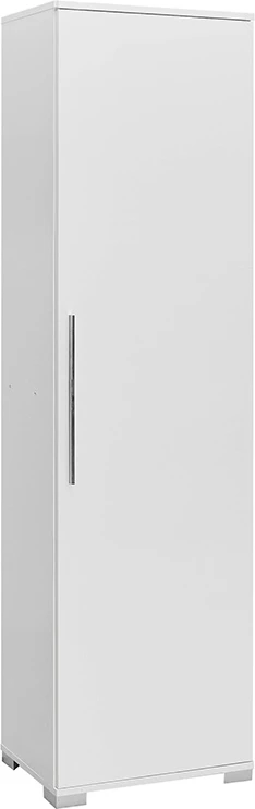 Kabinet-kolonë Diamond1, ngjyrë e bardhë me shkëlqim, 50x35x187cm