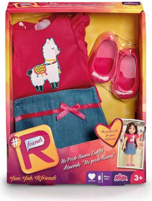 #Rfriends No Prob-Llama Top & Skirt - Pink