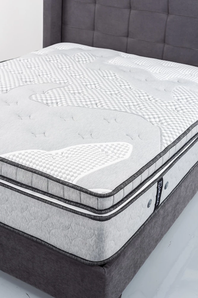 Dyshek Deja Vu, gri, 160x200x34cm