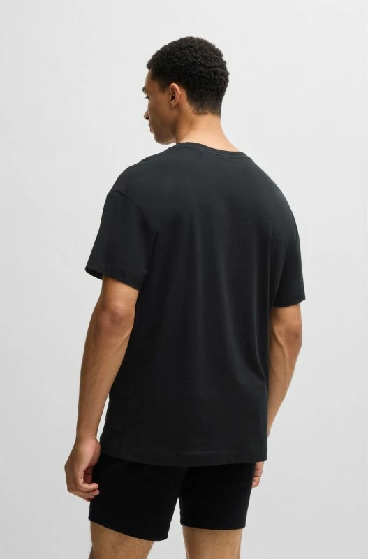 Maicë meshkuj Hugo Loungewear Laze NERO, e zezë