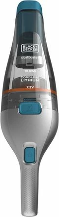 Fshesë dore me bateri Black+Decker NVC215WA-QW 7.2V 385ml, gri, me stacion karikimi në mur