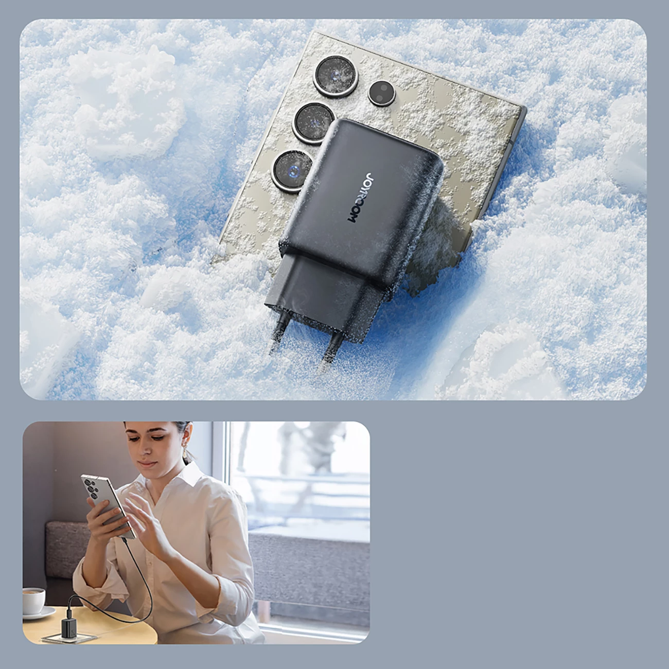 Karikues rrjeti Joyroom JR-TCF23, USB-C, 25W, i zi