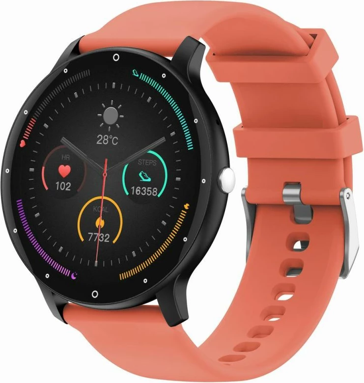 Smartwatch Gravity për meshkuj, e zezë