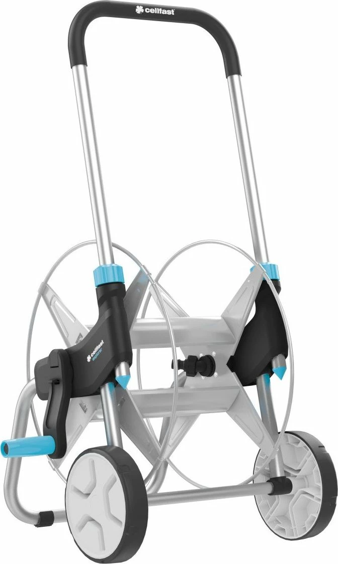 Karrocë metalike për zorrë kopshti Cellfast Explorer 55-050, kapacitet 60 m (1/2\" / 13 mm), pa zorrë
