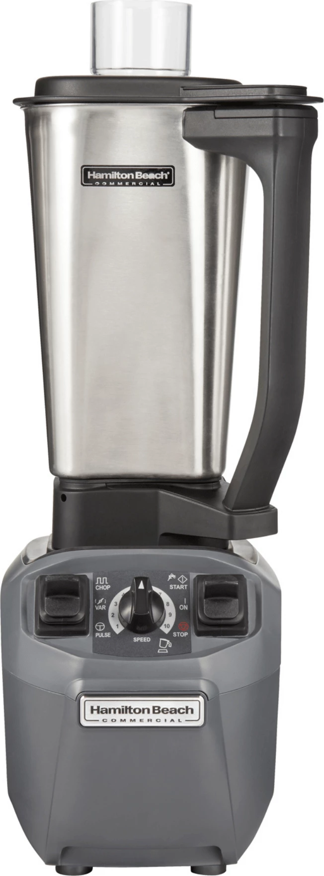 blender kulinar, Hamilton Beach Commercial, EXPEDITOR510S, motor 2.4 HP, variacion shpejtësie me pulse, sistem Wave~Action, mekanizëm prerës metalik, inox/zi