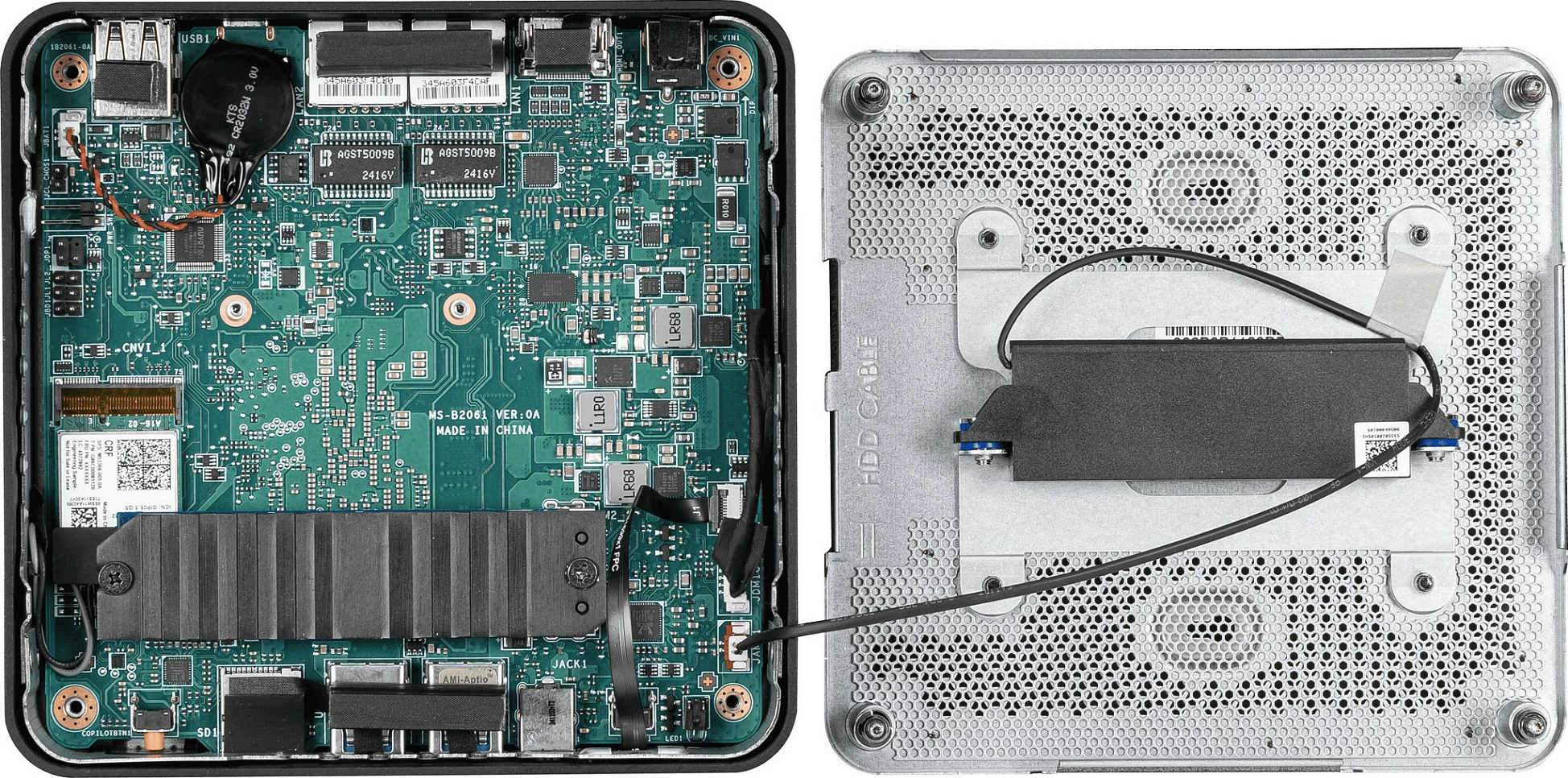 Mini Kompjuter MSI Cubi NUC AI+ 2MG-039AT, CU7 258V, 32GB RAM, 1TB SSD, Windows 11 Home, e zezë