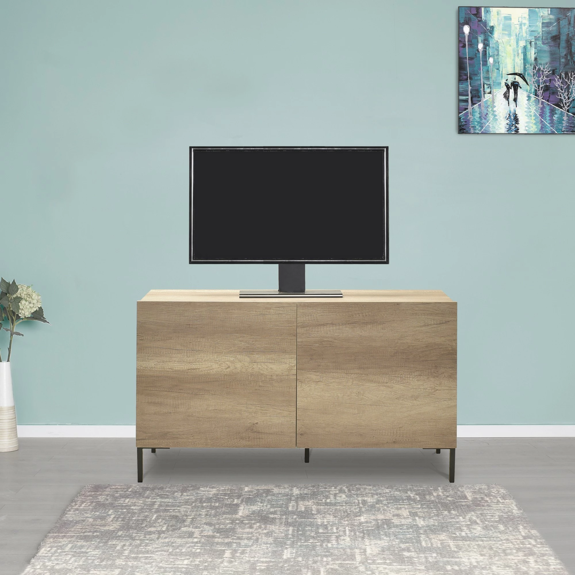 Komodë për TV Hanah Home, Tvc-722-Tt-1, ngjyrë taupe