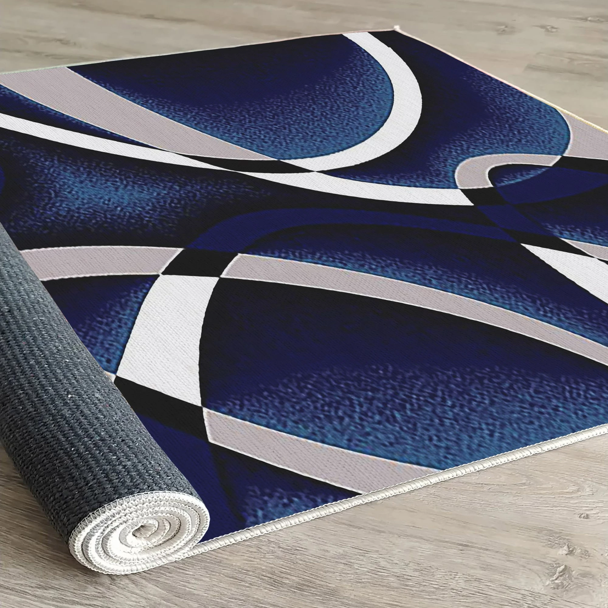 Qilim ngjyrë navy blue, Conceptum Hypnose, Woopamuk203, 120x180cm