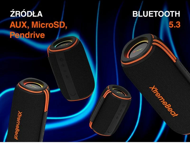 Boks portabel Tracer për outdoor, i zi