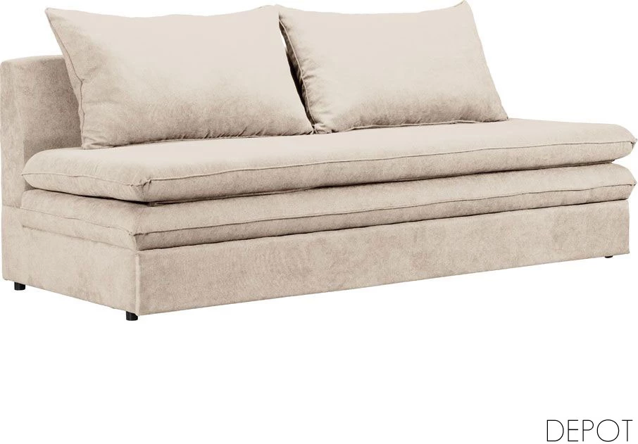 Krevat-sofá Girasole, 3 vende, bezhë, 200x87x90cm