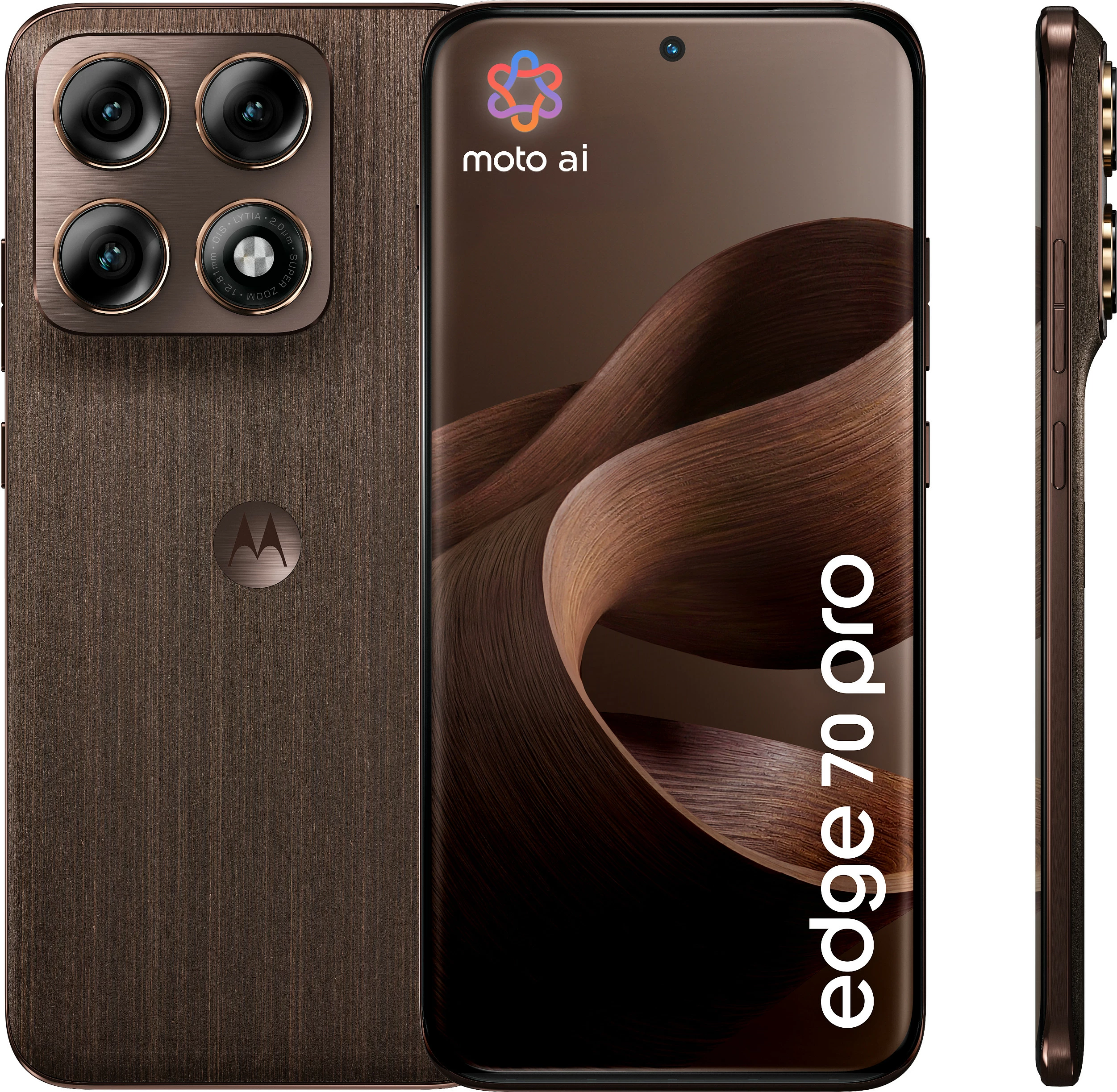 Celular Motorola Edge 70 Pro, 8GB RAM, 256GB, Chicory Coffee