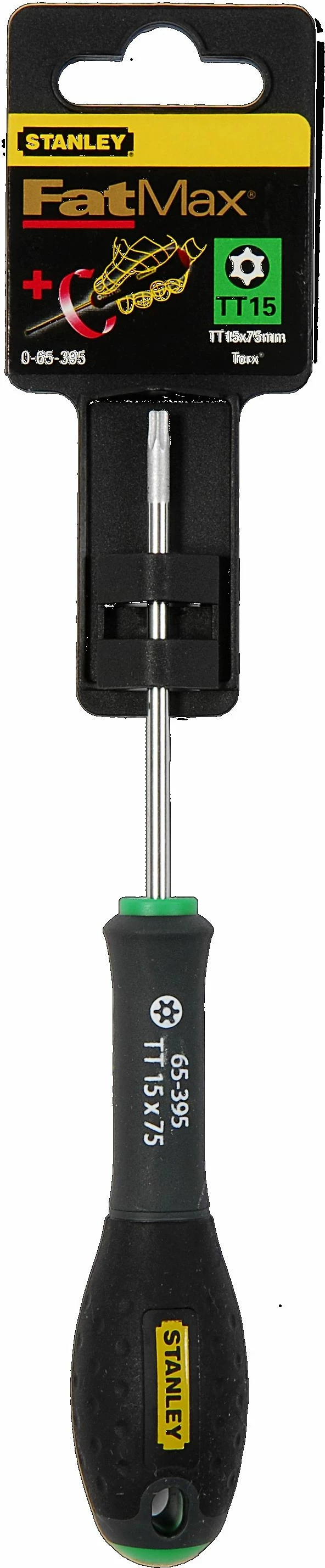 Kaçavidë Torx Stanley FatMax TT15 75 mm 0-65-395, zezë/jeshile