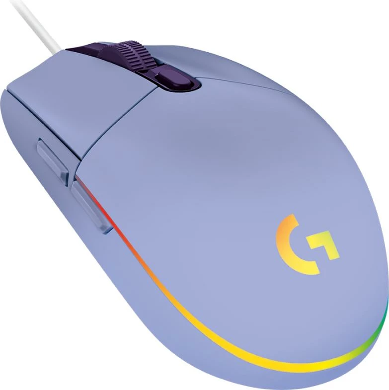 Maus Logitech G102 LIGHTSYNC 8000 DPI RGB me kabllo, 6 butona, 910-005854, purple