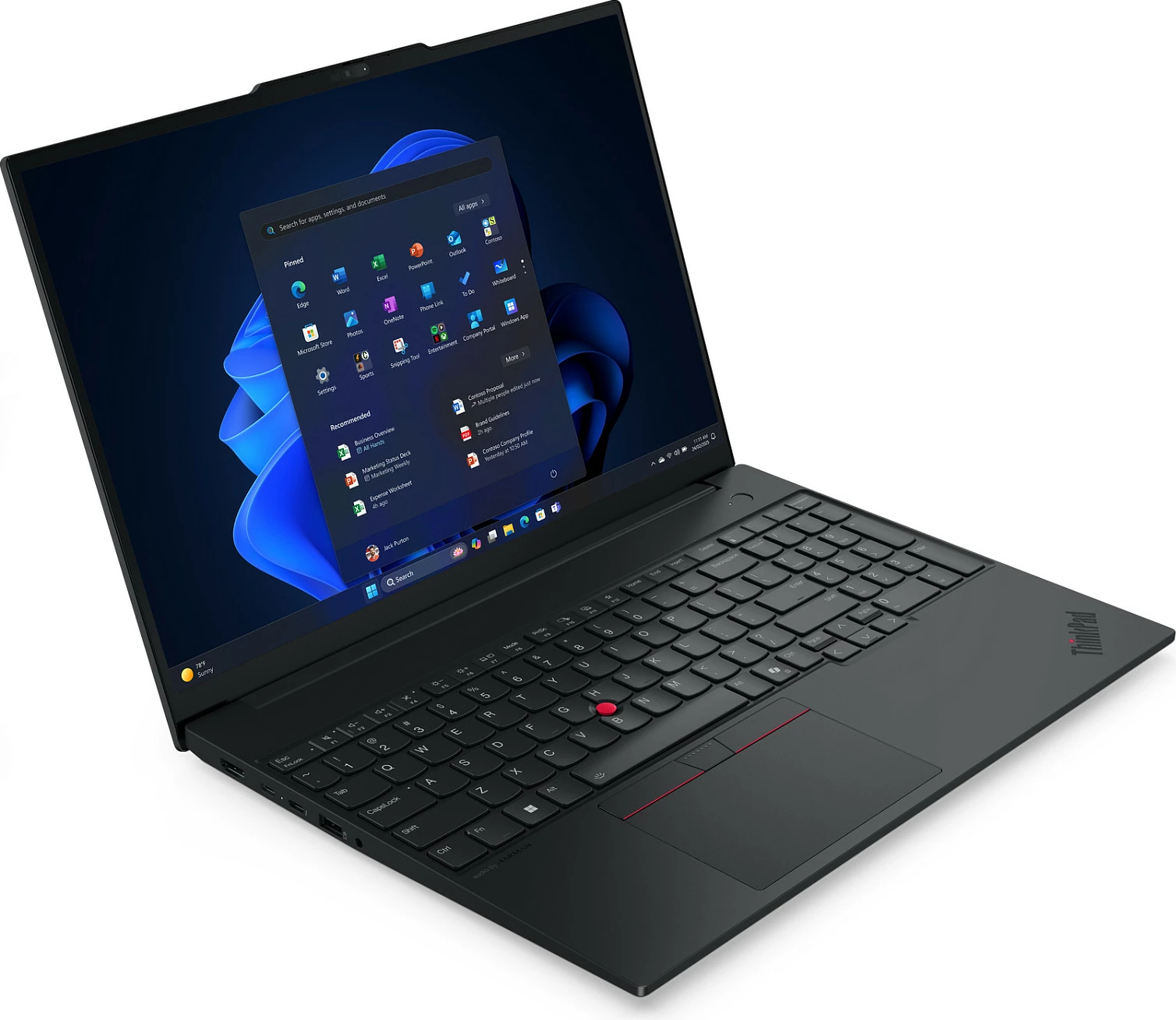 Laptop Lenovo ThinkPad E16 Gen 3 22AY, Core Ultra 5 228V, 32GB RAM, 1TB SSD, 16" WUXGA, Windows 11 Pro, i zi
