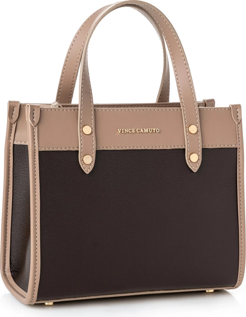 Çantë tote Vince Camuto, Cortona, ngjyrë kafe dhe mink