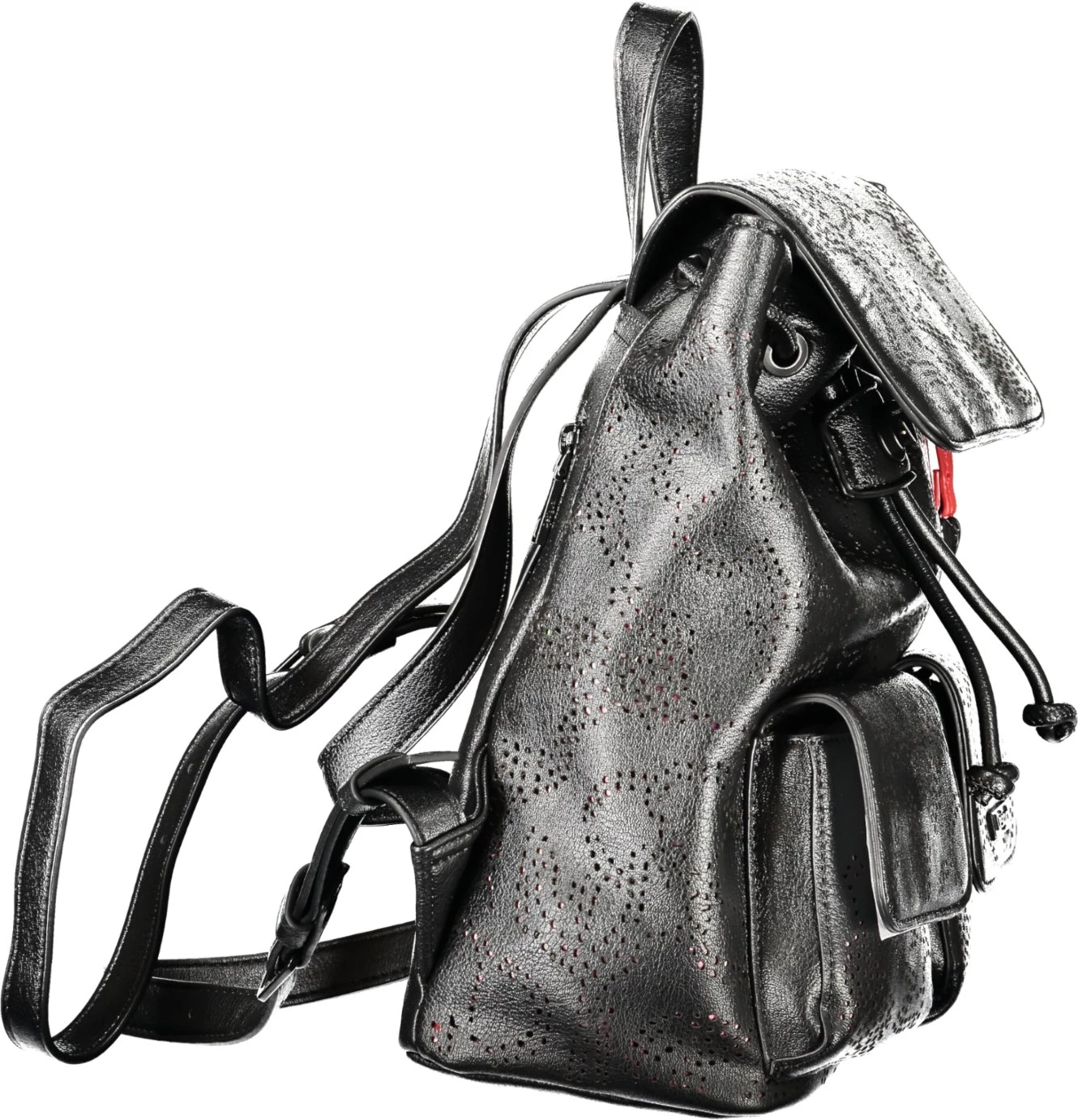 Çantë shpine për femra DESIGUAL Paladio Prisma Mini, e zezë