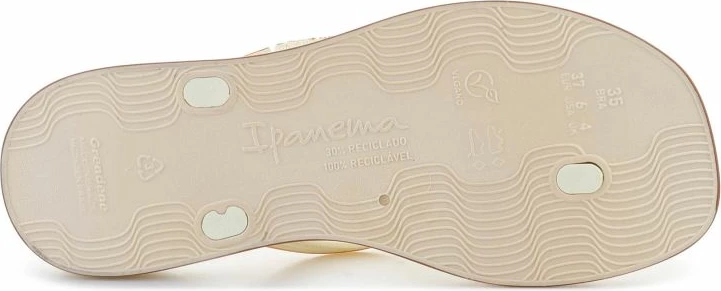 Flip-flopa për femra Ipanema Glow AD 27398-BR746, bezhë/krem/koper [Madhësia: 38]