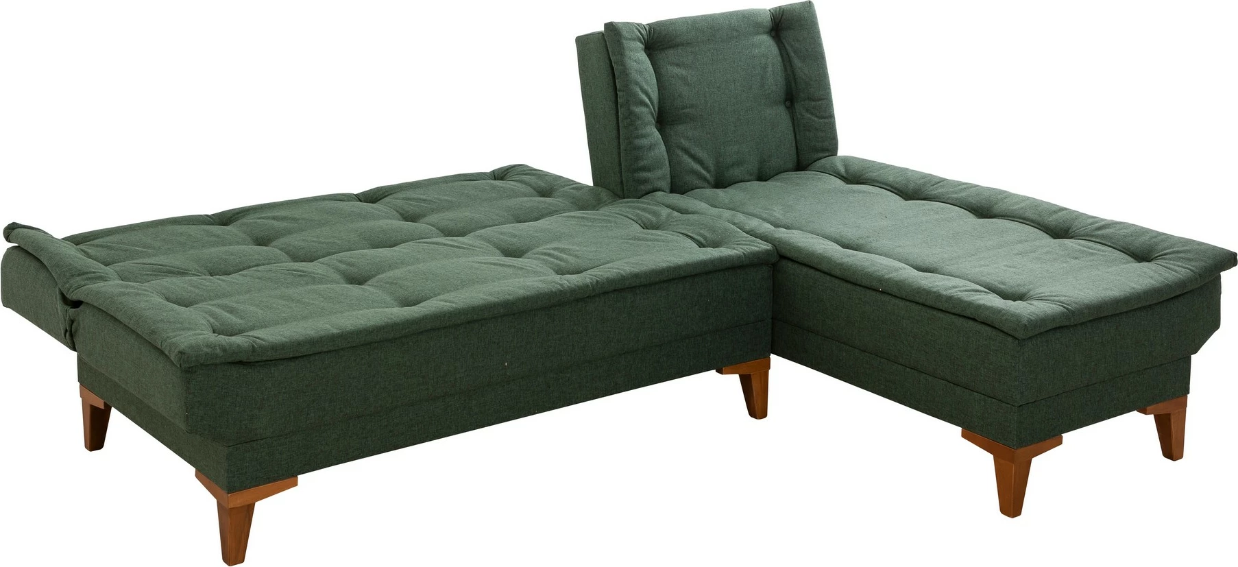 Kënd-sofë krevati Atelier del Sofa, ngjyrë e gjelbër, Santo