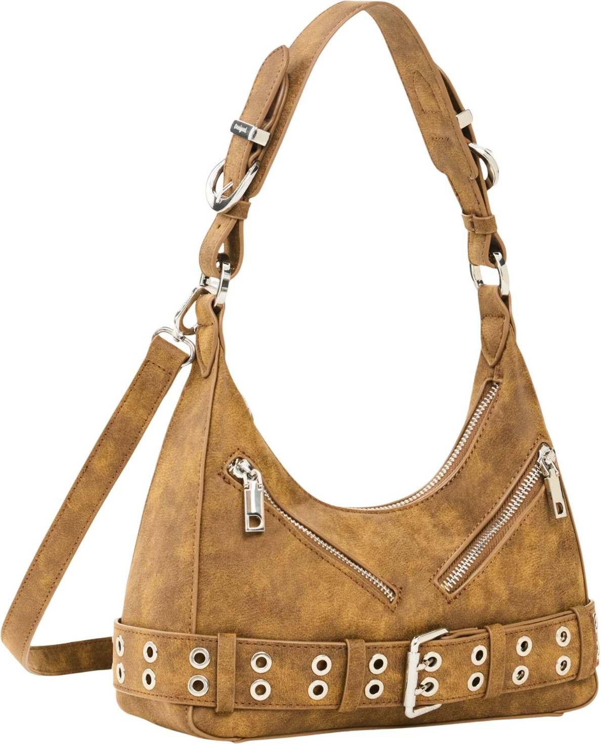 Çantë krahu Desigual Valentine Heave 26WAXP68, kafe
