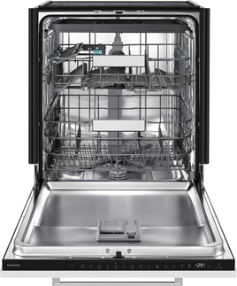 Lavastovilje Samsung DW80H73WBB0U1, e integrume plotësisht, 14 sete, 60 cm, e bardhë