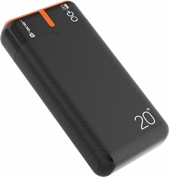Powerbank Tracer Energen 20000mAh, portokalli/zi