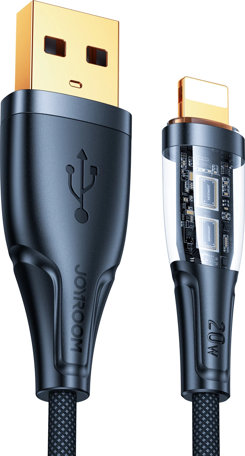 Kabllo Joyroom Star-Cloud Series A3 USB-A në Lightning, 1.2m, 2.4A, e zezë