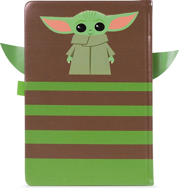 Fletore Pyramid Star Wars The Mandalorian "I'm All Ears", A5, e gjelbër