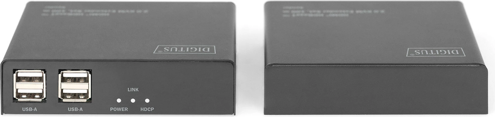 Ekstender KVM Digitus 4K HDMI HDBaseT 2.0, 100 m, transmetues + marrës, i zi
