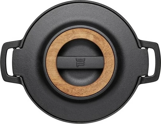 Tenxhere Fiskars Norden, 4 L, hekur i derdhur, e zezë