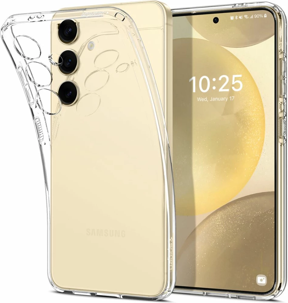 Mbështjellës Spigen Liquid Crystal për Samsung Galaxy S24, Transparent