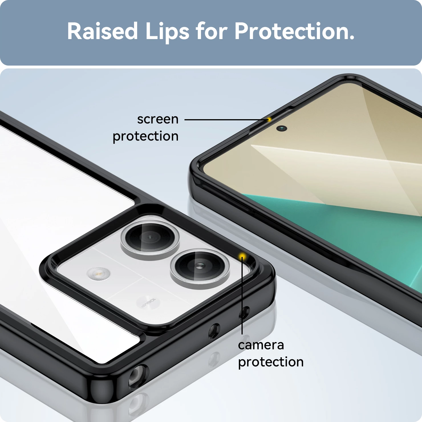 Mbështjellës Hurtel Outer Space për Xiaomi Redmi Note 13 Pro, i zi